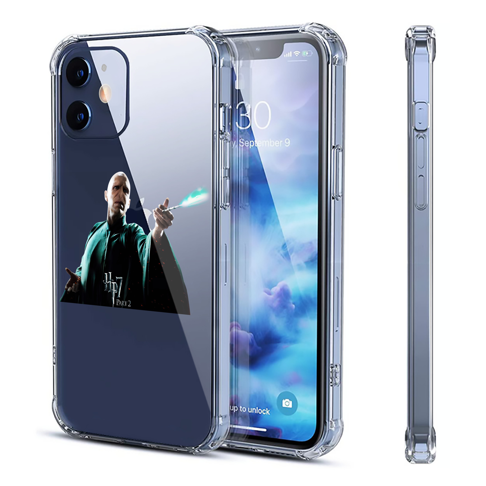 （画像用） Harry Potter ハリー・ポッターシリーズ 【iPhone 12シリーズ対応】透明スマホケース（クリアソフトケース）